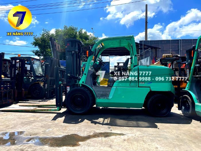 Xe nâng dầu 5.5 tấn MITSUBISHI FDE55NT - Ảnh 3