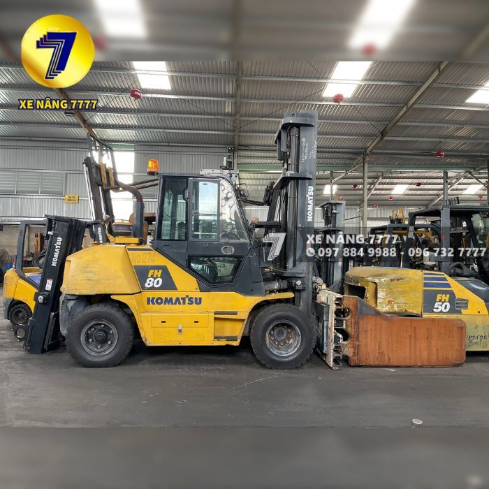 Xe nâng dầu 8 tấn KOMATSU FH80-1 - Ảnh 8