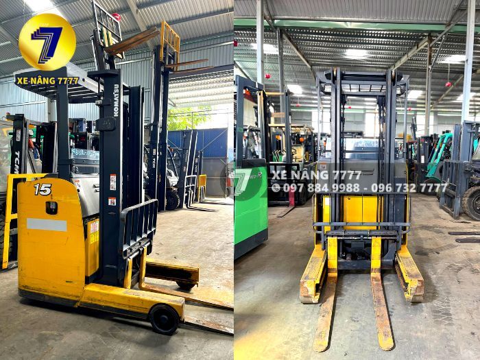 Xe nâng điện đứng lái 1.5 tấn KOMATSU FB15RL-15 - Ảnh 2