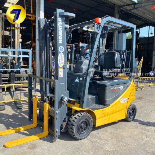 Xe nâng điện ngồi lái 1 tấn KOMATSU FB10-12