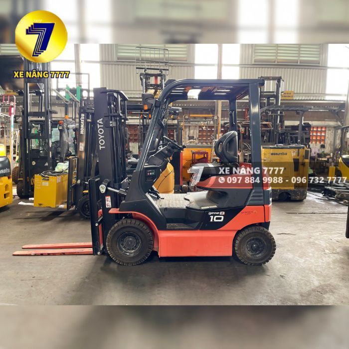 Xe nâng điện ngồi lái 1 tấn TOYOTA 8FB10 - Ảnh 3