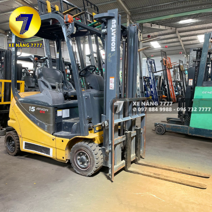 Xe nâng điện ngồi lái 1.5 tấn KOMATSU FB15-12 - Ảnh 6