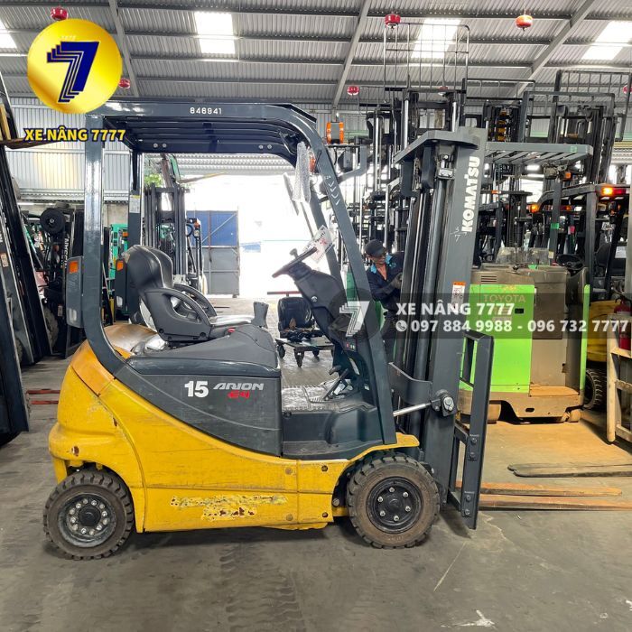 Xe nâng điện ngồi lái 1.5 tấn KOMATSU FB15-12 - Ảnh 5