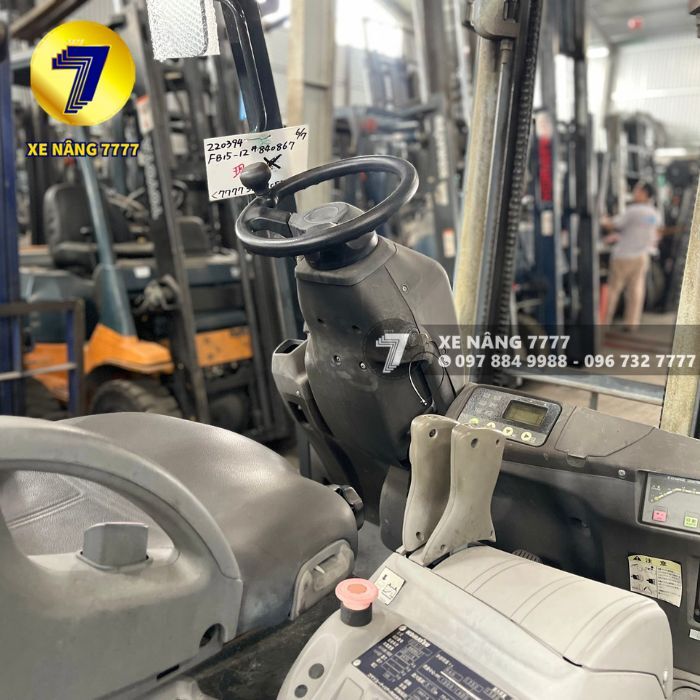 Xe nâng điện ngồi lái 1.5 tấn KOMATSU FB15-12 - Ảnh 7