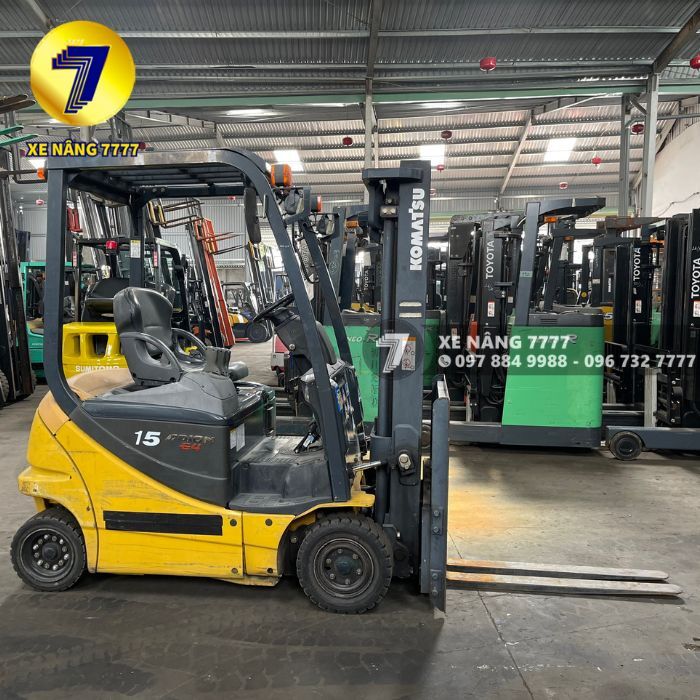 Xe nâng điện ngồi lái 1.5 tấn KOMATSU FB15-12 - Ảnh 6