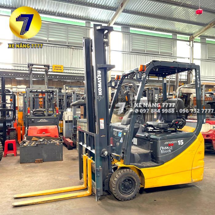 Xe nâng điện ngồi lái 1.5 tấn KOMATSU FB15M-12