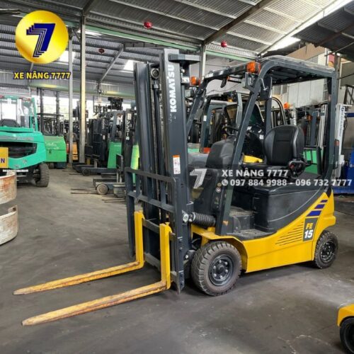 Xe nâng điện ngồi lái 1.5 tấn KOMATSU FE15-1