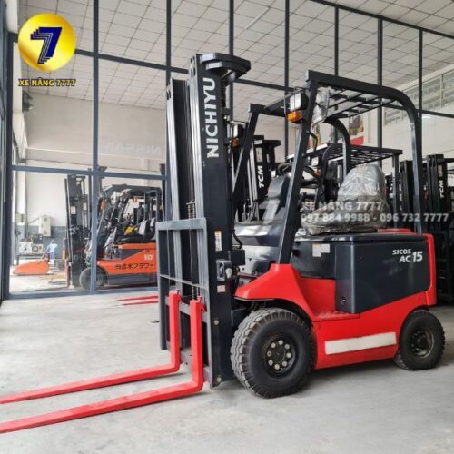 Xe nâng điện ngồi lái 1.8 tấn NICHIYU FB18