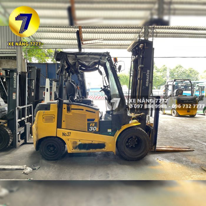 Xe nâng điện ngồi lái 3 tấn KOMATSU FE30-1 - Ảnh 7