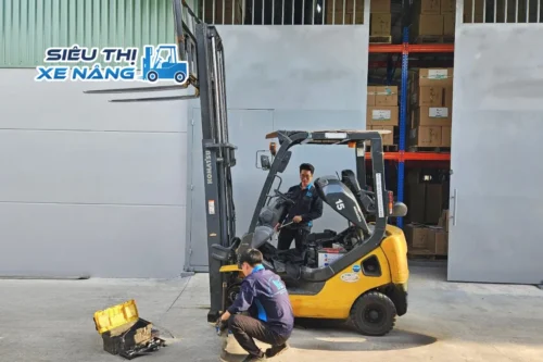 Hiện tượng xe nâng bị tắc kim phun