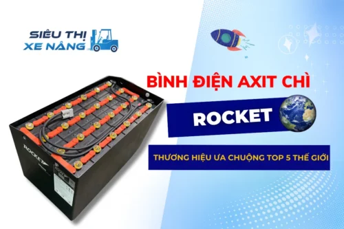 Bình điện axit chì Rocket