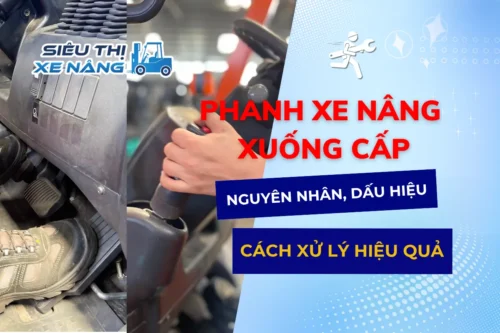 phanh xe nâng