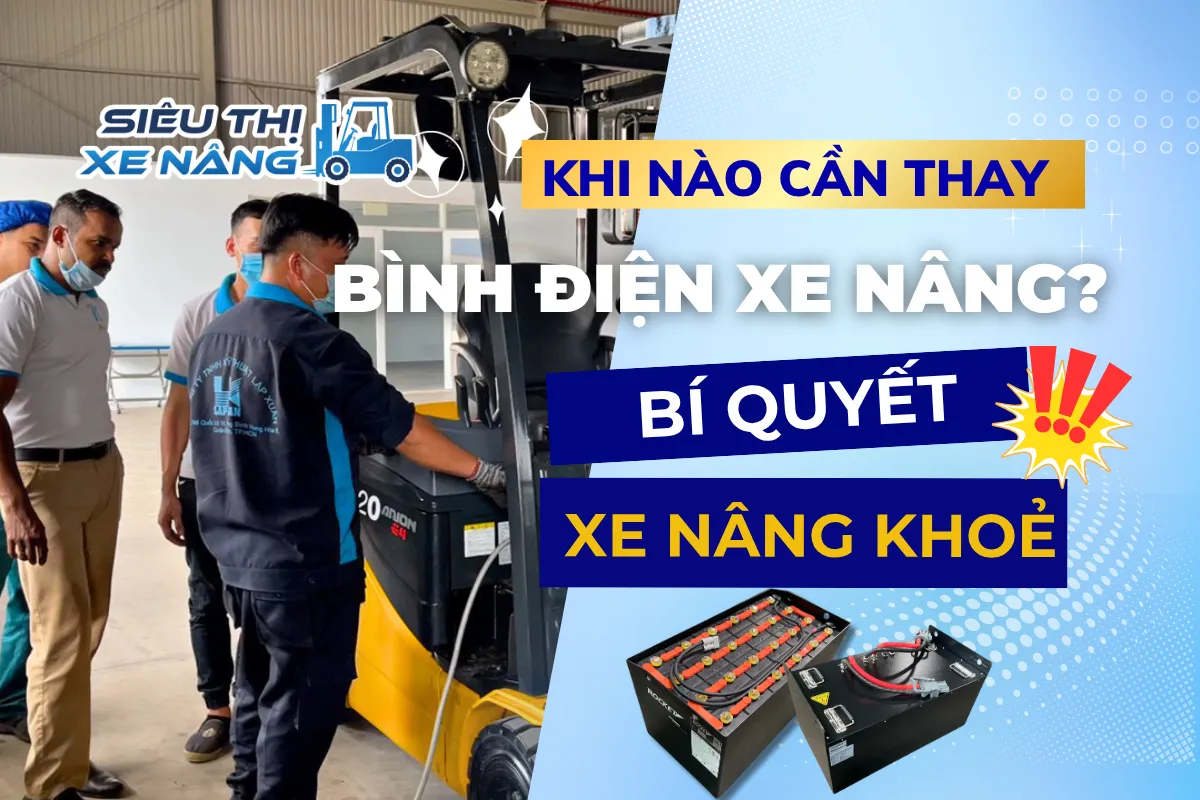thay bình điện xe nâng