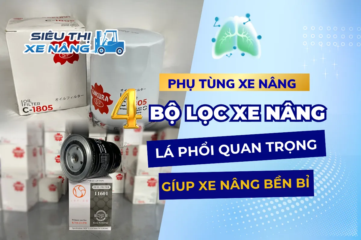 Bộ lọc xe nâng bìa