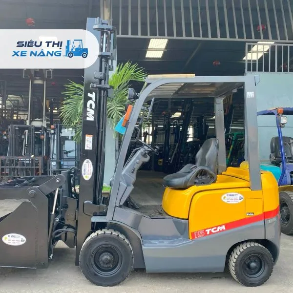 Xe nâng xăng 1.5 tấn TCM FG15T13