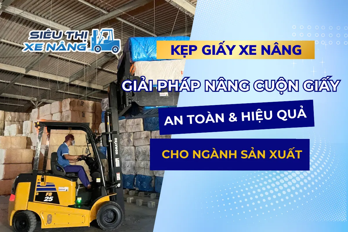 Kẹp giấy xe nâng