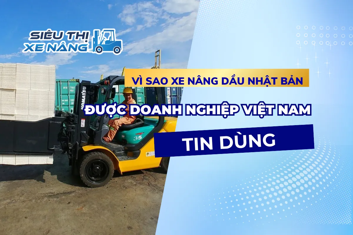 Xe nâng dầu Nhật Bản n