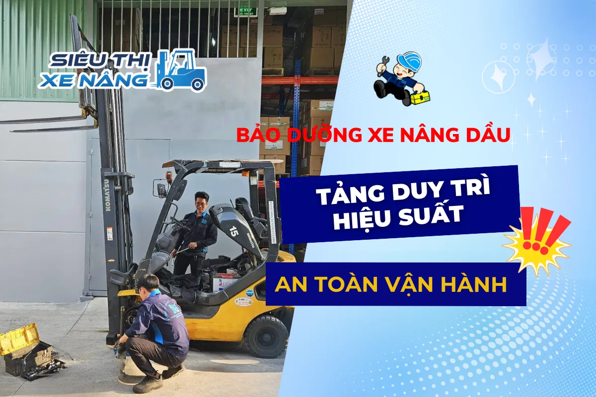 Xe nâng dầu Nhật