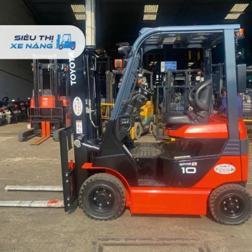 Xe nâng điện ngồi lái 1 tấn TOYOTA 8FBH10