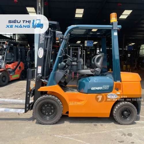 Xe nâng dầu 2.5 tấn TOYOTA 60-7FD25