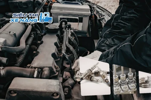 Hiện tượng xe nâng bị tắc kim phun