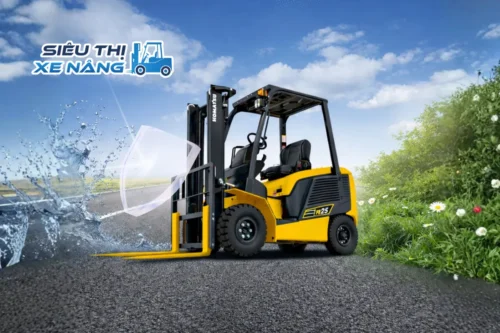 Xe nâng điện Komatsu FE-2 – “Trái Tim Xanh” Cho Kỷ Nguyên Nâng Hạ Hiện Đại 1