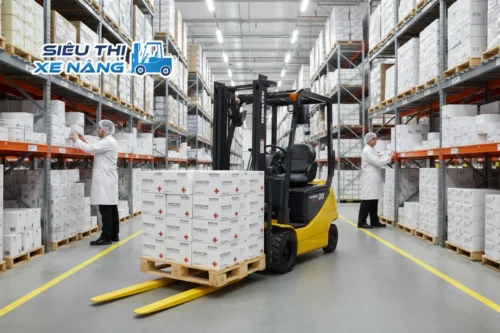 Xe nâng dược phẩm - Yếu tố cốt lõi giúp vận hành đạt chuẩn trong ngành dược 1