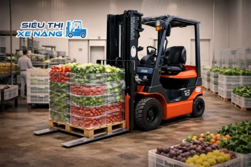 xe nâng cho ngành nông nghiệp thực phẩm