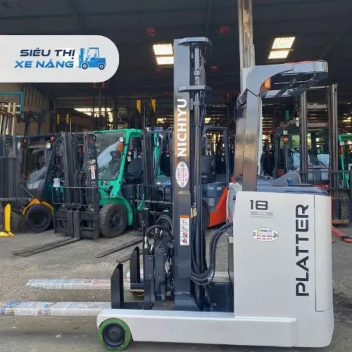 Xe nâng điện đứng lái 1.8 tấn NICHIYU FBRMW18-85B-550M