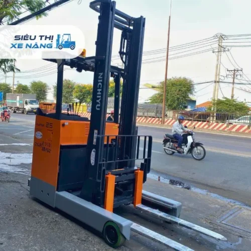Xe nâng điện đứng lái 2.5 tấn NICHIYU FBRMA25-80B-450