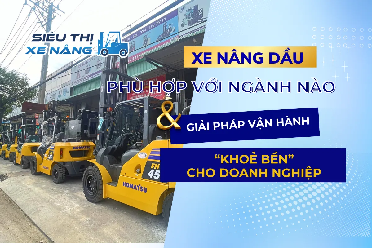 Xe nâng dầu