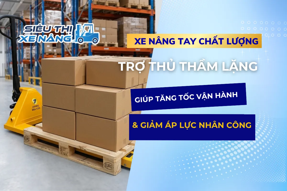 Xe nâng tay chất lượng bìa