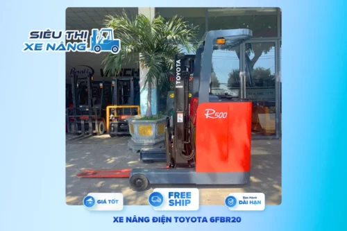 Xe nâng điện đứng lái Nhật Bản chất lượng giá tốt 3