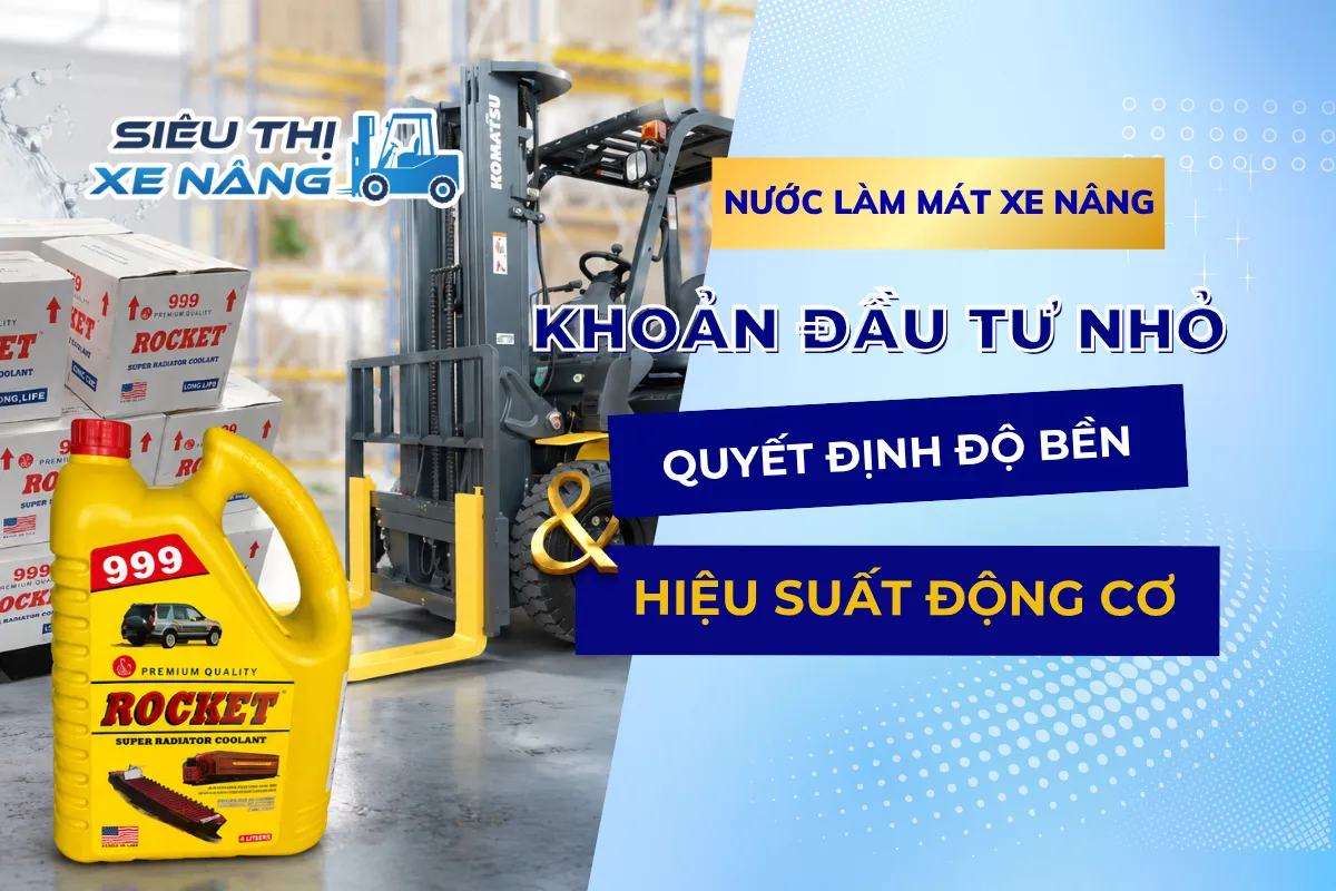 nước làm mát xe nâng bìa